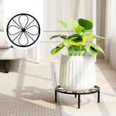 Chinpakden plant stand with a sturdy base for stable outdoor display.