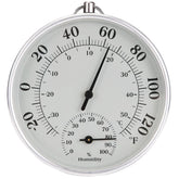 CHIVENIDO Indoor-Outdoor Thermometer Dial with clear readings for walls and shelves