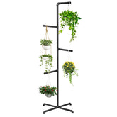 Chloraeon hanging plant stand, 76-inch tall, four hooks for lush indoor displays.