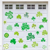 CHNBCG St Patrick's shamrock magnets variegated for metal surface decor