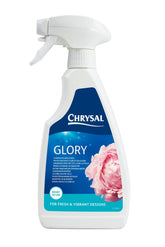 Chrysal Glory finishing spray bottle preserves freshness for cut flowers.