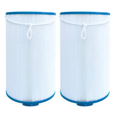 Chryseos spa filter closeup showing FC-2402 compatibility for simple replacement.