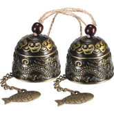 Chuangdi dragon bell Fengshui chime for front doors invites positive energy.