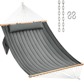 CHULIM hammock quilted design with 78.7" length and 55" width for spacious outdoor lounging
