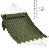 CHULIM hammock with wooden spreader bar for stable outdoor lounging