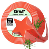 Chway 095 weed eater string with pentagon design for faster cutting.