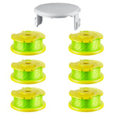 Chway AC80RL3 replacement trimmer string spools for Ryobi-compatible trimmers to simplify maintenance.