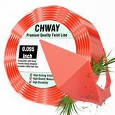 Chway AL2420P packaging shows heavy-duty trimming line for tough weeds.