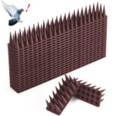 CIIC Bird Spikes on a roof edge deter pigeons and other birds humanely.