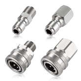 Ciunura quick connect kit for 3/8 inch hoses enabling fast nozzle changes