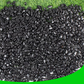 CJGQ black pebbles for plants in planters, enhancing drainage and decorative appeal.