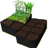 CJGQ fabric raised garden bed 6x3ft for versatile herb and veggie growing