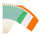 Ckexin 25-pack Ireland flags on sticks for bright event displays.