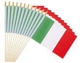 Ckexin Italy flag handheld 5x8 inch for vivid portable display at events.