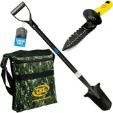 CKG carbon metal detecting set spade shovel for treasure hunting, lightweight and durable.