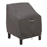 Classic Accessories Ravenna 38-inch lounge chair cover protects outdoor seating from rain and sun.