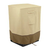 Classic Accessories Veranda fire-column cover protects a 21x21x30 outdoor column from rain and sun.