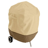 Classic Accessories Veranda kettle grill cover front view with water-resistant protection.