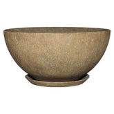 Classic Home & Garden Rosie planter with drainage, 10in Earth, ideal for small indoor plants.