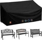 ClawsCover 2-Seater Bench Cover fits 53W x 26D x 35H for outdoor protection.
