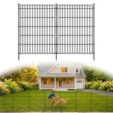 CLEASO no-dig garden fence panel 01 with easy stake setup for quick outdoor installation