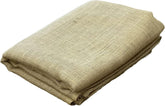 Cleverbrand Burlap Roll used as a natural weed barrier in a garden bed
