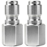 CLIO pressure washer coupler 1-4 quick connect for durable, high-psi connections