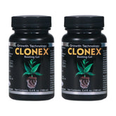 Clonex Rooting Gel bottle for dipping cuttings promotes root initiation.