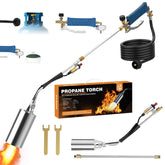 Clozpleax propane torch weed burner kit box shows gift-grade packaging for secure storage.