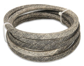 CMOOD 429636 belt packaging showing broad compatibility for several lawn mowers.