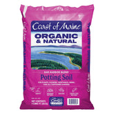 Coast of Maine Bar Harbor Blend soil poured into a container to promote drainage and healthy roots