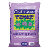Coast of Maine organic planting soil in a 20 qt bag supports acid-loving plants.