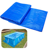 Codree pool ground cloth 11x7-8ft rectangular protects above-ground pools with a durable underlay