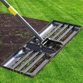 Cogardenshower Lawn Leveling Rake 30x10 ground plate helps even soil and turf