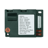 Coinsdans upgraded IPI ignition module for 3V systems enabling reliable fireplace startup.