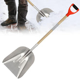 COKTME aluminum snow shovel with D-handle for easy driveway clearance.