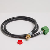 Coleman high-pressure propane hose 5 ft for extended fuel supply to grills.