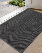 Color&Geometry ultra-thin doormat fold design for easy door clearance