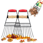 Colwelt steel leaf scoops show giant-hands design for fast yard cleanup.