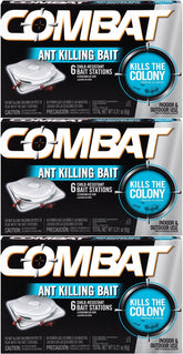 Combat ant killing bait stations ready to use for fast, mess-free indoor control