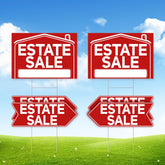 ComboJoy large estate sign 17x12 front view enhances visibility for buyers