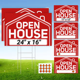 ComboJoy open house sign 24x16 double-sided for clear direction to properties