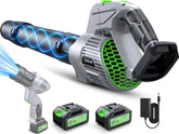 Comchoi electric leaf blower battery pack enables extended yard runtime