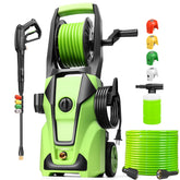 Commowner 5000psi pressure washer front view for powerful outdoor cleaning