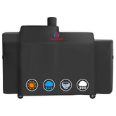 Comnova 600D pellet smoker cover for Pit Boss KC Combo, fits perfectly and guards against weather.