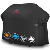M COMNOVA OUTDOORS Comnova 75 inch grill cover on Weber Summit 600 series protects from rain and wind.