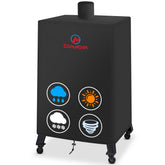 Comnova vertical smoker cover on Pit Boss 73550 protects from rain and sun