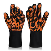 Comsmart BBQ gloves with heat resistance up to 1472°F for grilling
