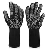 Comsmart BBQ Gloves showing heat-resistant material for safe grilling