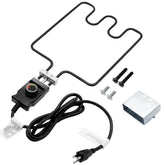 COMVIEE 1500W heating element with rectangular opening for consistent smoking results.